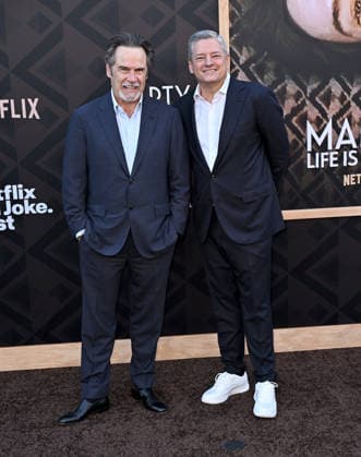 ˜Marty, Life is Short™ Premiere Dennis Miller and Ted Sarandos arriving to the premiere of Marty, Life is Short at the Egyptian Theatre on May 6, 2026 in Hollywood, CA. Hollywood Egyptian Theatre California USA Copyright: xStarbuck xAFF-USA.COMx