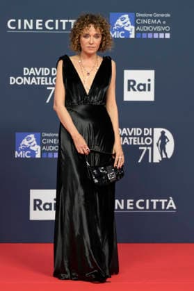 May 6, 2026, Rome, Italy: Valeria Golino attends the red carpet of David Di Donatello 2026 at CinecittÃ studios. Rome Italy  - ZUMAs197 20260506_aaa_s197_331 Copyright: xMarioxCartellix