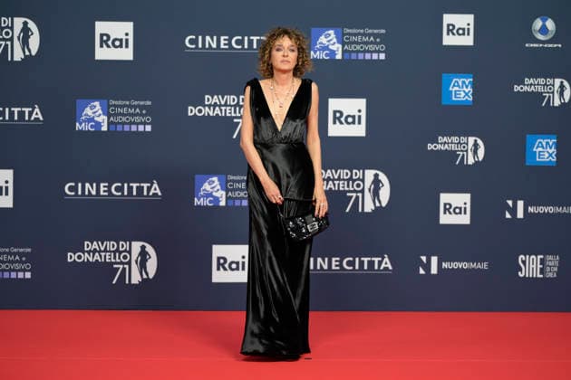May 6, 2026, Rome, Italy: Valeria Golino attends the red carpet of David Di Donatello 2026 at CinecittÃ studios. Rome Italy - ZUMAs197 20260506_aaa_s197_330 Copyright: xMarioxCartellix