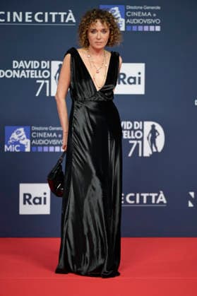 May 6, 2026, Rome, Italy: Valeria Golino attends the red carpet of David Di Donatello 2026 at CinecittÃ studios. Rome Italy  - ZUMAs197 20260506_aaa_s197_327 Copyright: xMarioxCartellix