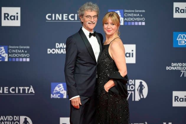 May 6, 2026, Rome, Italy: Silvio Soldini and Cristina Marchetti attend the red carpet of David Di Donatello 2026 at CinecittÃ studios. Rome Italy - ZUMAs197 20260506_aaa_s197_364 Copyright: xMarioxCartellix