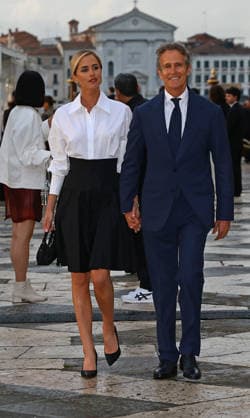 Gala dinner at the Pinault family s Giorgio Cini Foundation. Pictured: Alessandro Benetton  Copyright: xMatteoxChinellatox xipa-agency.netx xipa-agency.netx xMatteoxChinellatox IPA_Agency_IPA74477729