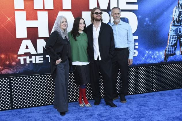 Maggie Baird, Billie Eilish, Finneas O Connell, Patrick O Connell at arrivals for BILLIE EILISH - HIT ME HARD AND SOFT: THE TOUR (LIVE IN 3D) Premiere, Westwood Village Theatre, Los Angeles, CA, May 06, 2026. Photo By: Elizabeth Goodenough Everett Collection BILLIE EILISH - HIT ME HARD AND SOFT: THE TOUR (LIVE IN 3D) Premiere PUBLICATIONXNOTxINxCANxCHNxFRAxITAxJPNxNORxPOLxRUSxESPxUKxUSA