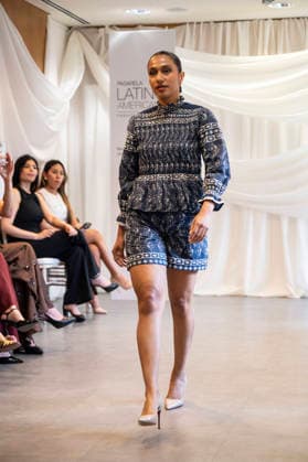 Summer Fashion Week Latam 2026 in Madrid, Spain - 6 MAY 2026. A model walks the runway at the Paulina Luna fashion show during the Summer Fashion Week Latam 2026 at the Pons Foundation . Madrid Spain Copyright: xAtilanoxGarciax xSOPAxImagesx photos17732