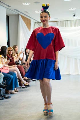 Summer Fashion Week Latam 2026 in Madrid, Spain - 6 MAY 2026. A model walks the runway at the Agatha Ruiz de la Prada fashion show during the Summer Fashion Week Latam 2026 at the Pons Foundation. Madrid Spain Copyright: xAtilanoxGarciax xSOPAxImagesx photos17760