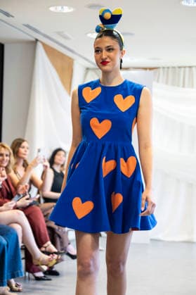 Summer Fashion Week Latam 2026 in Madrid, Spain - 6 MAY 2026. A model walks the runway at the Agatha Ruiz de la Prada fashion show during the Summer Fashion Week Latam 2026 at the Pons Foundation. Madrid Spain Copyright: xAtilanoxGarciax xSOPAxImagesx photos17763