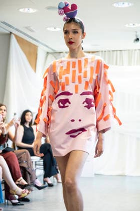 Summer Fashion Week Latam 2026 in Madrid, Spain - 6 MAY 2026. A model walks the runway at the Agatha Ruiz de la Prada fashion show during the Summer Fashion Week Latam 2026 at the Pons Foundation. Madrid Spain Copyright: xAtilanoxGarciax xSOPAxImagesx photos17765