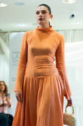Summer Fashion Week Latam 2026 in Madrid, Spain - 6 MAY 2026. A model walks the runway at the Faride fashion show during the Summer Fashion Week Latam 2026 at the Pons Foundation . Madrid Spain Copyright: xAtilanoxGarciax xSOPAxImagesx photos17788