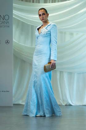 Summer Fashion Week Latam 2026 in Madrid, Spain - 6 MAY 2026. A model walks the runway at the Faride fashion show during the Summer Fashion Week Latam 2026 at the Pons Foundation . Madrid Spain Copyright: xAtilanoxGarciax xSOPAxImagesx photos17794