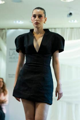 Summer Fashion Week Latam 2026 in Madrid, Spain - 6 MAY 2026. A model walks the runway at the Faride fashion show during the Summer Fashion Week Latam 2026 at the Pons Foundation . Madrid Spain Copyright: xAtilanoxGarciax xSOPAxImagesx photos17797
