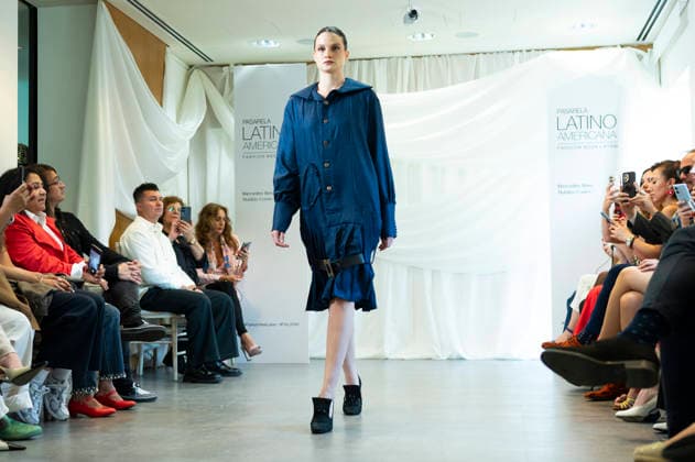 Summer Fashion Week Latam 2026 in Madrid, Spain - 6 MAY 2026. A model walks the runway at the Joseph Mendoza fashion show during the Summer Fashion Week Latam 2026 at the Pons Foundation. Madrid Spain Copyright: xAtilanoxGarciax xSOPAxImagesx photos17804