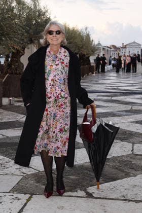 Venice, Pinault Foundation gala dinner on the island of San Giorgio, pictured: Giovanna Melandri  Copyright: xFRANCESCAxVIECELIx xipa-agency.netx xFrancescaxViecelix IPA_Agency_IPA74479814