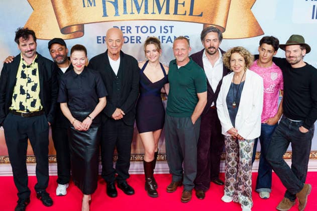 Heiner Lauterbach, Maximilian Brückner, Momo Beier, Michaela May, Hannah Herzsprung und David Dietl mit Cast und Team bei der Premiere des Kinofilms Ein Münchner im Himmel - Der Tod ist erst der Anfang im Mathäser Filmpalast. München, 06.05.2026