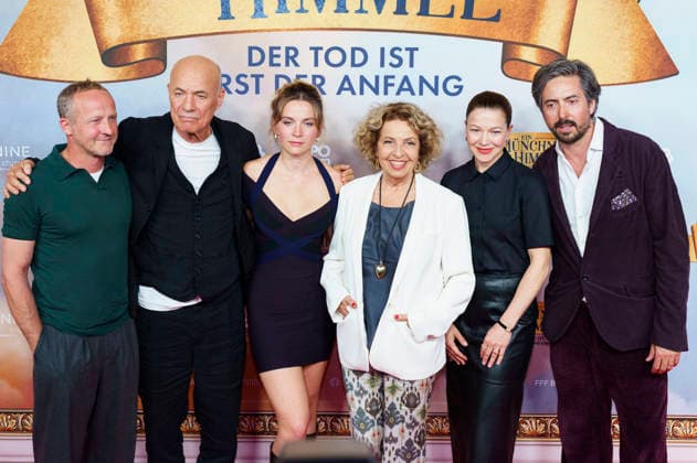 Heiner Lauterbach, Maximilian Brückner, Momo Beier, Michaela May, Hannah Herzsprung und David Dietl bei der Premiere des Kinofilms Ein Münchner im Himmel - Der Tod ist erst der Anfang im Mathäser Filmpalast. München, 06.05.2026