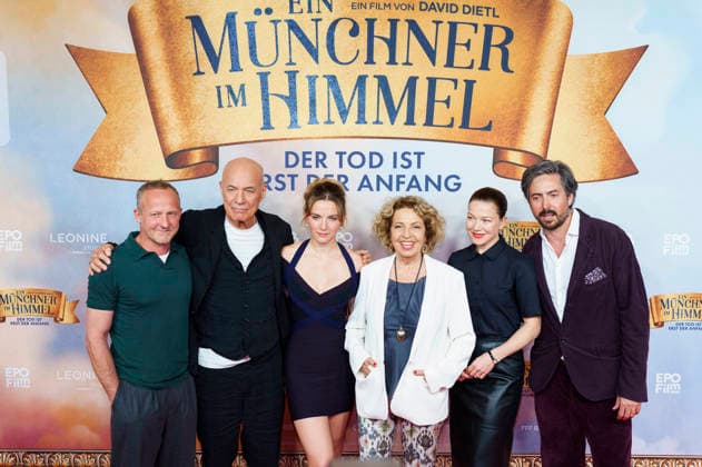 Heiner Lauterbach, Maximilian Brückner, Momo Beier, Michaela May, Hannah Herzsprung und David Dietl bei der Premiere des Kinofilms Ein Münchner im Himmel - Der Tod ist erst der Anfang im Mathäser Filmpalast. München, 06.05.2026