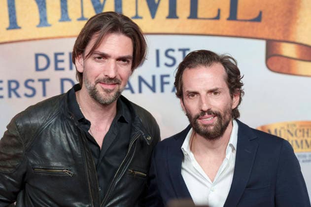 Max Wiedemann und Quirin Berg bei der Premiere des Kinofilms Ein Münchner im Himmel - Der Tod ist erst der Anfang im Mathäser Filmpalast. München, 06.05.2026