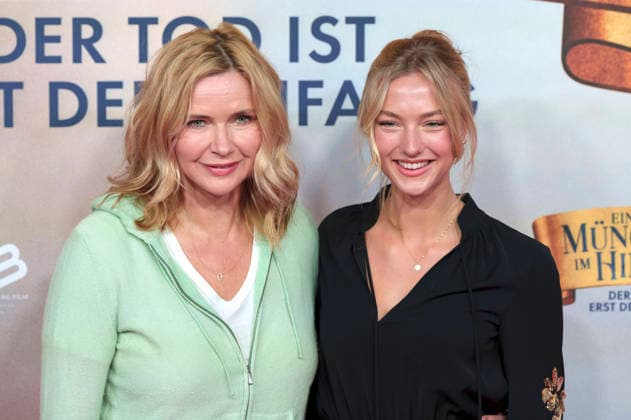 Veronica Ferres und Lilly Krug bei der Premiere des Kinofilms Ein Münchner im Himmel - Der Tod ist erst der Anfang im Mathäser Filmpalast. München, 06.05.2026