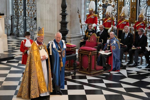 . 07 05 2026. London, United Kingdom. King Charles III and the Duke of Kent during a service for The Order of St Michael and St George at St.Paul s Cathedral in London.  xi-Imagesx xPoolx IIM-26750-0031