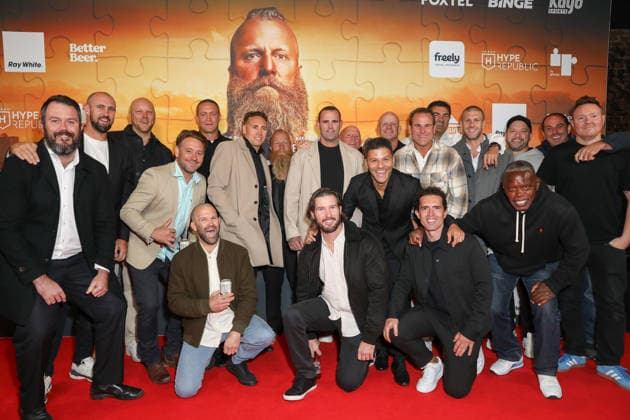 May 7, 2026: BLAKE JOHNSTON (C) and Friends attends the In Pieces Together Sydney Premiere at Hoyts Entertainment Quarter on May 7, 2026 in Sydney, Australia  - ZUMAa155 20260507_aaa_a155_094 Copyright: xChristopherxKhouryx