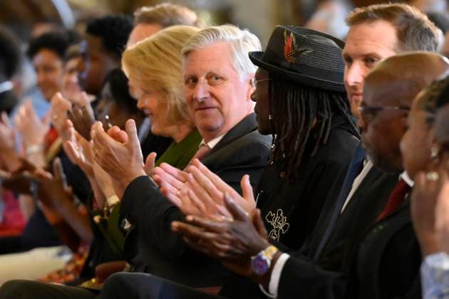 King Philippe And Queen Mathilde Present The Africa Prize BRUSSELS, BELGIUM - MAY 07 : King Philippe of Belgium and Queen Mathilde of Belgium during the ceremony for the Africa prize on May 07, 2026 in Brussels, Belgium, 07 05 2026 Brussels Belgium  Copyright: xPhilipxReynaersx