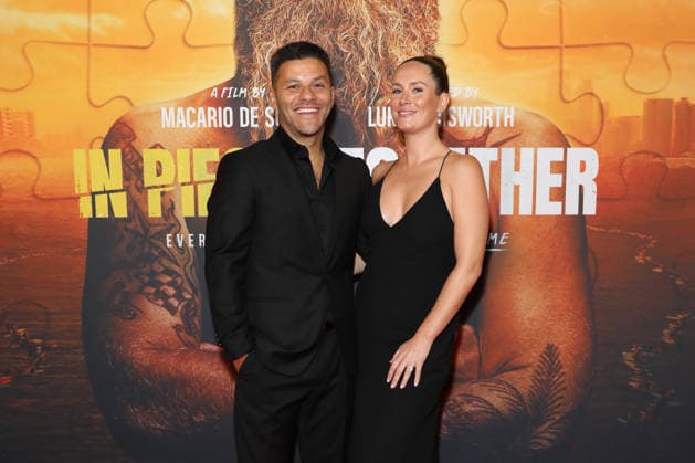 May 7, 2026: MACARIO DE SOUZA (L) attends the In Pieces Together Sydney Premiere at Hoyts Entertainment Quarter on May 7, 2026 in Sydney, Australia  - ZUMAa155 20260507_aaa_a155_050 Copyright: xChristopherxKhouryx
