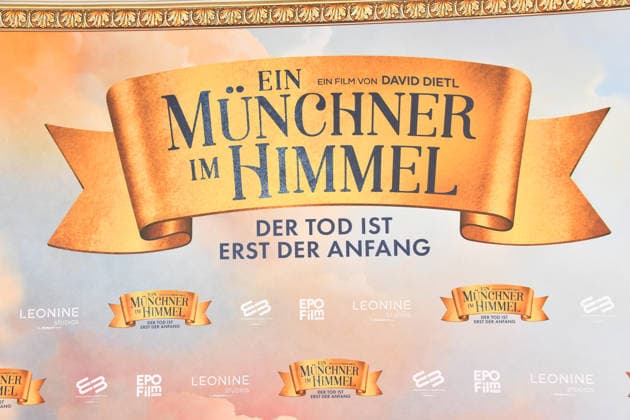 Plakat Premiere Ein Münchner im Himmel - Der Tod ist erst der Anfang Kinofilm Mathäser Filmpalast München 06. Mai 2026