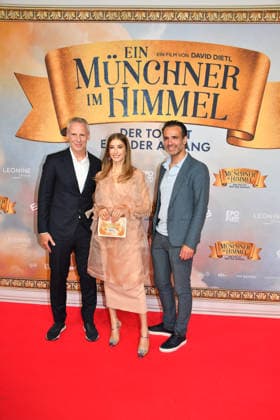 Fred Kugel, Cathy Hummels und Ramy Nasser Premiere Ein Münchner im Himmel - Der Tod ist erst der Anfang Kinofilm Mathäser Filmpalast München 06. Mai 2026