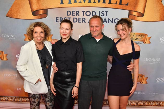 Michaela May, Hannah Herzsprung, Maximilian Brückner und Momo Beier Premiere Ein Münchner im Himmel - Der Tod ist erst der Anfang Kinofilm Mathäser Filmpalast München 06. Mai 2026