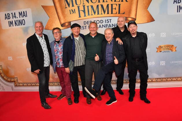 Maximilian Brückner und Spider Murphy Gang Premiere Ein Münchner im Himmel - Der Tod ist erst der Anfang Kinofilm Mathäser Filmpalast München 06. Mai 2026