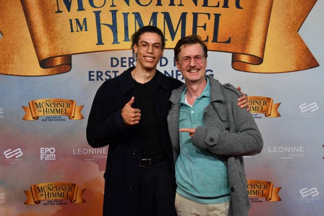 Florian Simbel mit Sohn Steward Premiere Ein Münchner im Himmel - Der Tod ist erst der Anfang Kinofilm Mathäser Filmpalast München 06. Mai 2026
