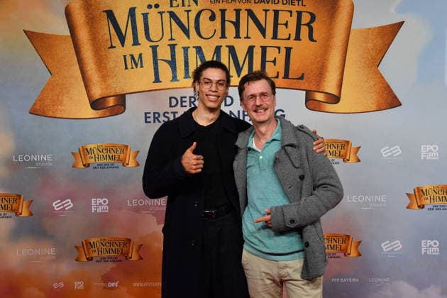 Florian Simbel mit Sohn Steward Premiere Ein Münchner im Himmel - Der Tod ist erst der Anfang Kinofilm Mathäser Filmpalast München 06. Mai 2026