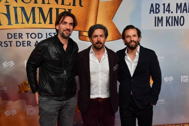 Max Wiedemann, David Dietl und Quirin Berg Premiere Ein Münchner im Himmel - Der Tod ist erst der Anfang Kinofilm Mathäser Filmpalast München 06. Mai 2026