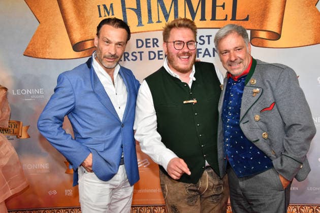 Manfred Stecker, Kay Simon und Christian Swoboda Premiere Ein Münchner im Himmel - Der Tod ist erst der Anfang Kinofilm Mathäser Filmpalast München 06. Mai 2026