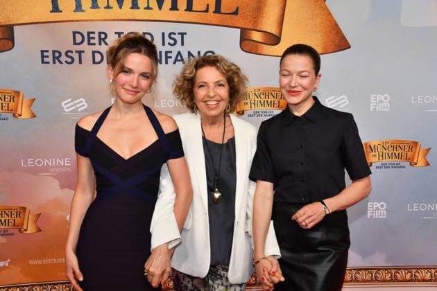 Momo Beier, Michaela May Hannah Herzsprung Premiere Ein Münchner im Himmel - Der Tod ist erst der Anfang Kinofilm Mathäser Filmpalast München 06. Mai 2026