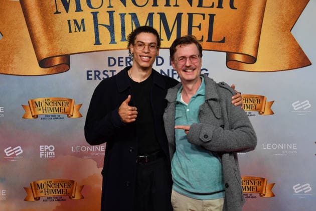 Florian Simbel mit Sohn Steward Premiere Ein Münchner im Himmel - Der Tod ist erst der Anfang Kinofilm Mathäser Filmpalast München 06. Mai 2026