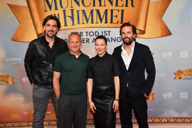 Max Wiedemann, Maximilian Brückner, Hannah Herzsprung und Quirin Berg Premiere Ein Münchner im Himmel - Der Tod ist erst der Anfang Kinofilm Mathäser Filmpalast München 06. Mai 2026