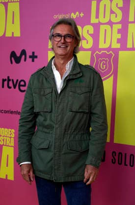 Hombres G premiere their film, Los mejores anos de nuestra vida Poti during the premiere of the film Los mejores anos de nuestra vida , on May 7, 2026, in Madrid Spain It is an intimate and emotional portrait of Hombres G, a band that marked several generations and is as relevant as in its beginnings Through unreleased material and a contemporary look, the documentary celebrates 40 years of friendship, music and inexhaustible energy 07 MAY 2026 Madrid Madrid Madrid Espana  Copyright: xJosexVelascox 7507258