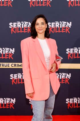 Moderatorin Amira Aly bei der Eröffnung der True Crime Ausstellung Serienkiller in Köln Ehrenfeld. Köln, 07.05.2026 NRW Deutschland Copyright: xChristophxHardtx