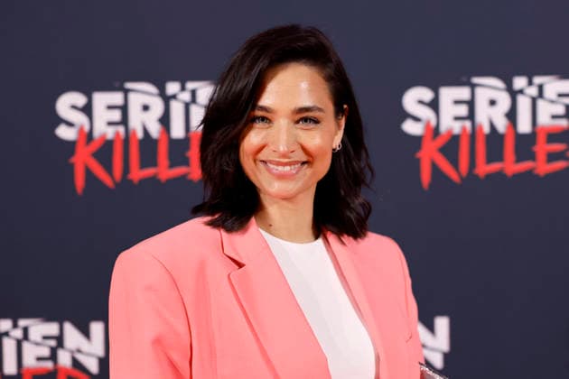 Moderatorin Amira Aly bei der Eröffnung der True Crime Ausstellung Serienkiller in Köln Ehrenfeld. Köln, 07.05.2026 NRW Deutschland Copyright: xChristophxHardtx