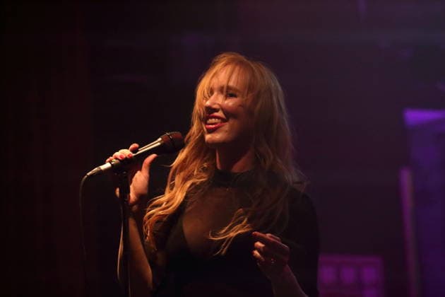 Christin Nichols bei einem Konzert im Lido in Berlin, 7. Mai 2026. Christin Nichols Konzert Berlin