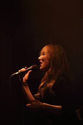 Christin Nichols bei einem Konzert im Lido in Berlin, 7. Mai 2026. Christin Nichols Konzert Berlin