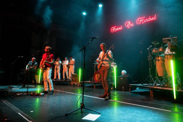 Haircut One Hundred in concert at Cambridge Corn Exchange in Cambridge, UK on 07 May 2026 Graham Jones, Nick Heyward, Les Nemes at Haircut One Hundred in concert at Cambridge Corn Exchange in Cambridge, UK on 07 May 2026, Credit:Stephen Keable Avalon UK, Cambridgeshire, Cambridge, Cambridge Corn Exchange  Copyright: xStephenxKeablex xAvalonx 1097201411