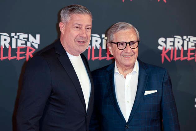 Joachim Llambi und Jan Hofer bei der Premiere von Serienkiller - Die True Crime Ausstellung in der Oskar-Jäger-Straße 99. Köln, 07.05.2026