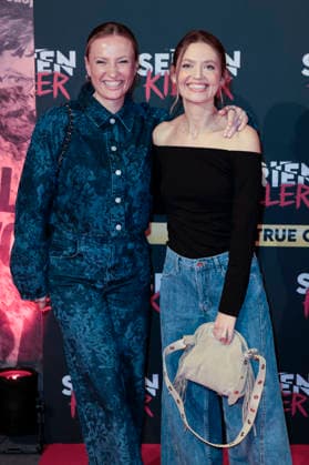 Ania Niedieck und Amrei Haardt bei der Premiere von Serienkiller - Die True Crime Ausstellung in der Oskar-Jäger-Straße 99. Köln, 07.05.2026