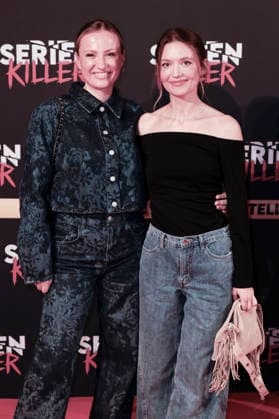 Ania Niedieck und Amrei Haardt bei der Premiere von Serienkiller - Die True Crime Ausstellung in der Oskar-Jäger-Straße 99. Köln, 07.05.2026