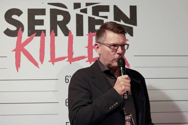 Oliver Forster bei der Premiere von Serienkiller - Die True Crime Ausstellung in der Oskar-Jäger-Straße 99. Köln, 07.05.2026