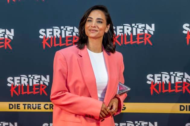 ABB SERIENKILLER- Amira Aly Moderatorin zu Gast bei der Eroeffnung der True Crime Ausstellung Serien Killer am 07.05.2026 in Köln Ehrenfeld NRW Deutschland