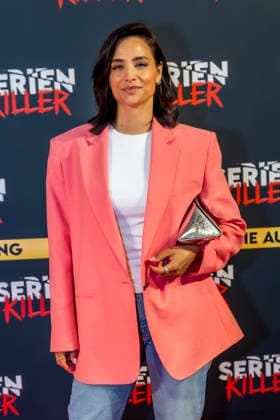 ABB SERIENKILLER- Amira Aly Moderatorin zu Gast bei der Eroeffnung der True Crime Ausstellung Serien Killer am 07.05.2026 in Köln Ehrenfeld NRW Deutschland