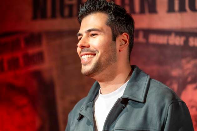 ABB SERIENKILLER- Riccardo Vaccaro (Moderator) zu Gast bei der Eroeffnung der True Crime Ausstellung Serien Killer am 07.05.2026 in Köln Ehrenfeld NRW Deutschland