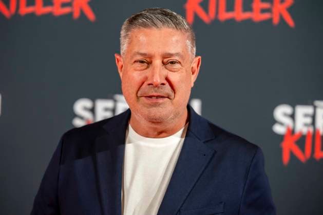ABB SERIENKILLER- Joachim Llambi Juror und Moderator, zu Gast bei der Eroeffnung der True Crime Ausstellung Serien Killer am 07.05.2026 in Köln Ehrenfeld NRW Deutschland